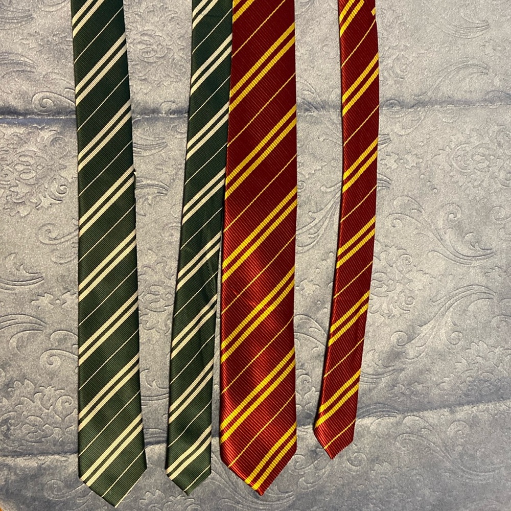 Harry Potter tie and slithering tie